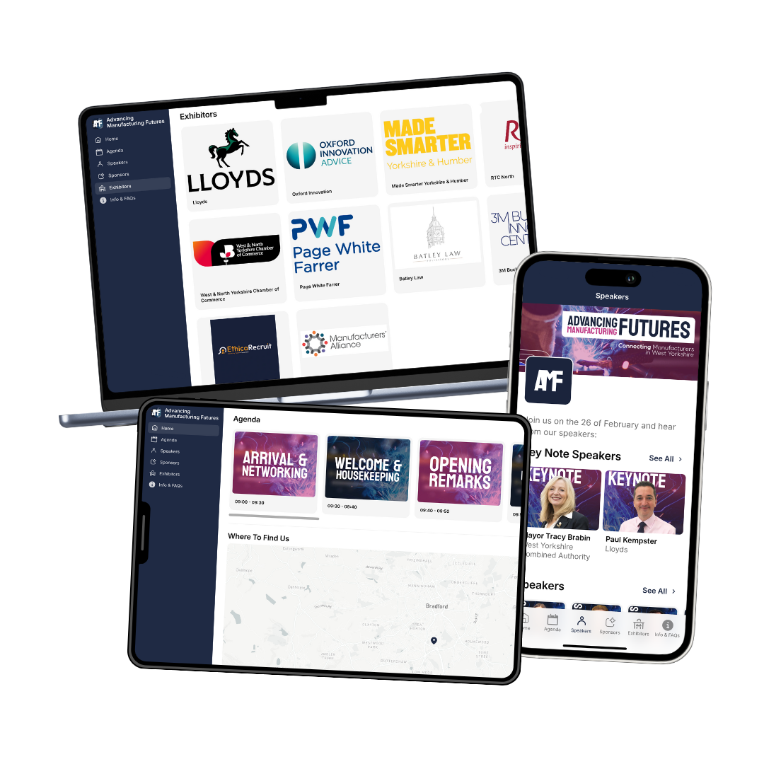 Mock up of AMF app