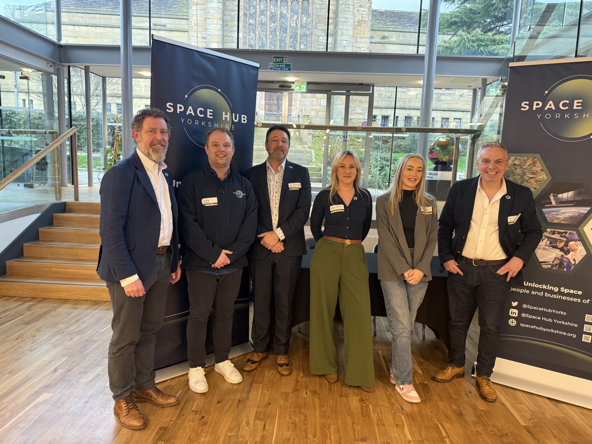 The Halston B2B team, with speakers, at the N-ACT Summit